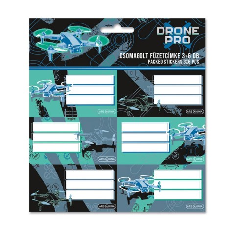 Menovky na zošity Ars Una Drone pro