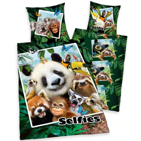 Detské obliečky Selfies Jungle