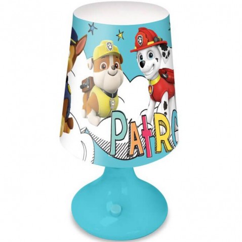 Nočná stolná LED lampička Paw Patrol blue