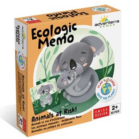 Ekologická hra pexeso Zvieratá v ohrození