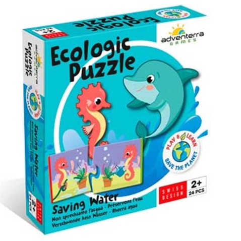 Vzdelávacia hra puzzle Šetri vodou!