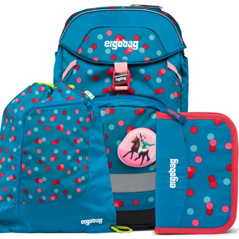 Školský batoh Ergobag prime Blue Rose SET