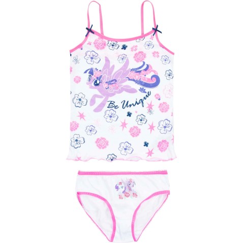 Dievčenská spodná bielizeň My Little Pony biela