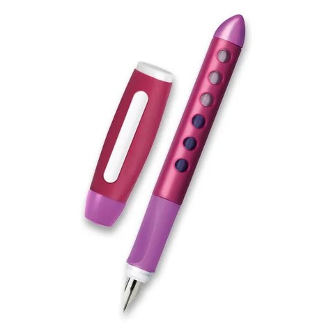 Plniace pero Faber-Castell Scribolino pre pravákov, malinová
