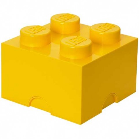 LEGO úložný box 4 - žltý