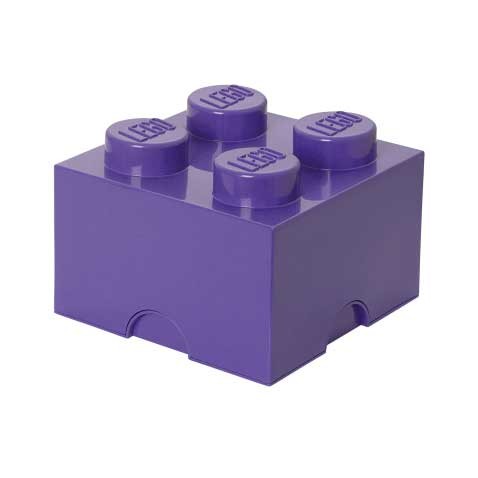 LEGO úložný box 4 - fialový