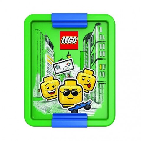 Box na desiatu LEGO Iconic Boy modro/zelený