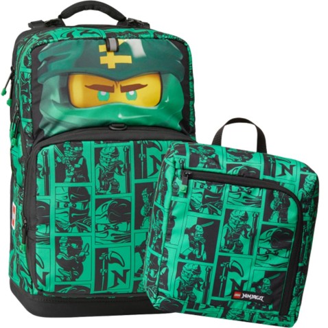 Školský batoh LEGO Ninjago Green Maxi Plus 2dielny set