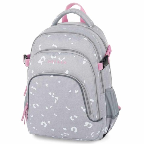 Školská taška OXY SCOOLER Grey geometric