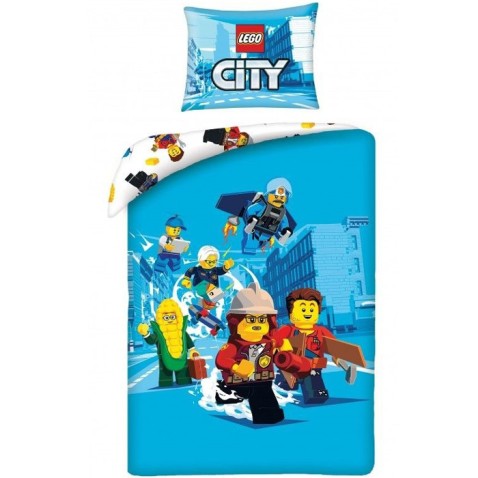 Detské Navliečky Lego City blue