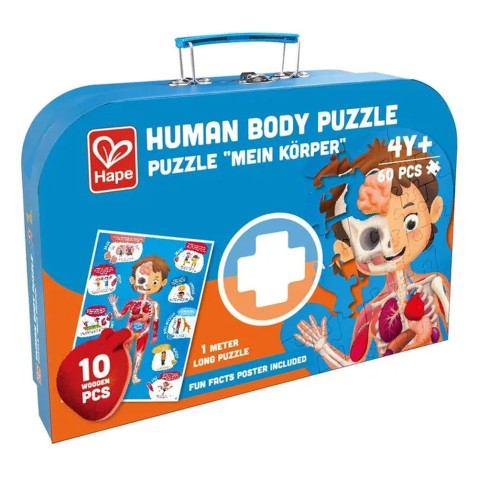 Puzzle - ľudské telo - 60 ks