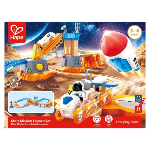 Vláčikodráha - Misia na Mars - 34 ks