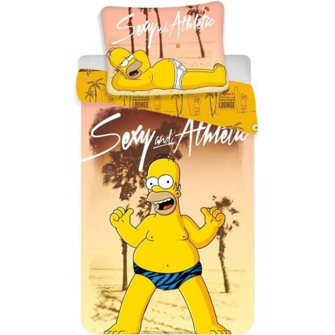 Obliečky Simpsons Homer beach