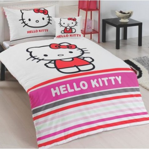 Obliečky Matějovský Hello Kitty Stripe Bavlna deluxe