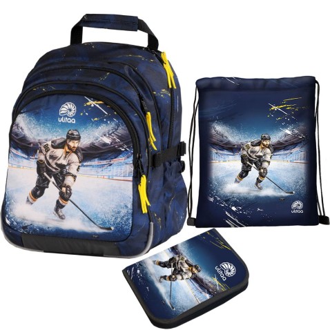 Školský batoh Ulitaa Klasik Hokej, 3dielny set