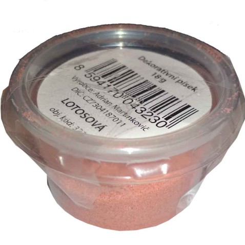 Farebný piesok lotosová 18 g