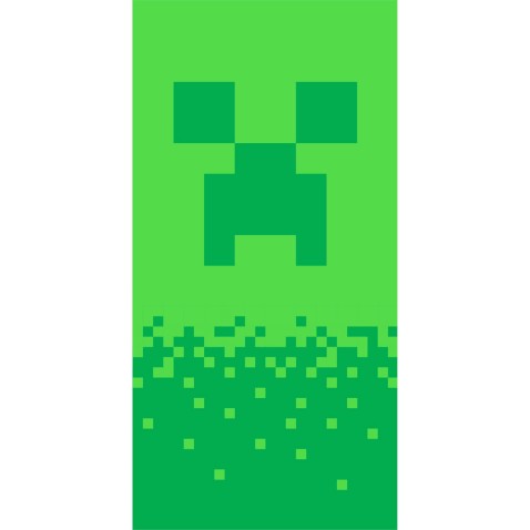 Plážová osuška Minecraft Digital Creeper