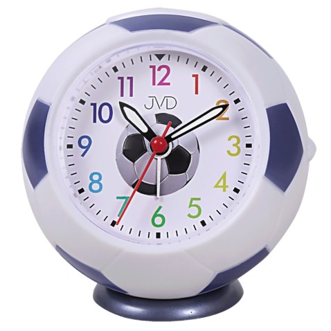 Budík pre deti JVD Futbalová lopta modro-biela