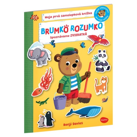 BRUMKO ROZUMKO: SPOZNÁVAME ZVIERATKÁ – Samolepková knižka
