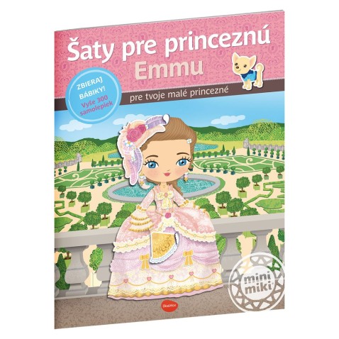 Šaty pre princeznú EMMU Kniha samolepiek