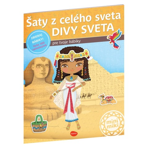 Šaty z celého sveta DIVY SVETA – Kniha samolepiek