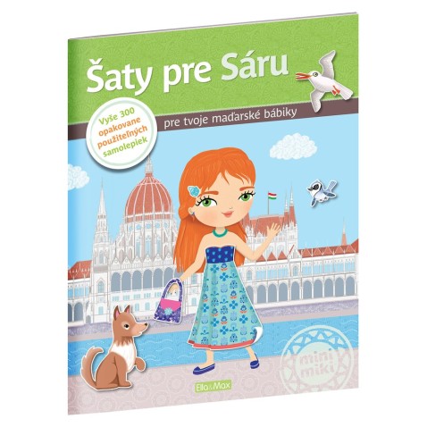 Šaty pre SÁRU Kniha samolepiek