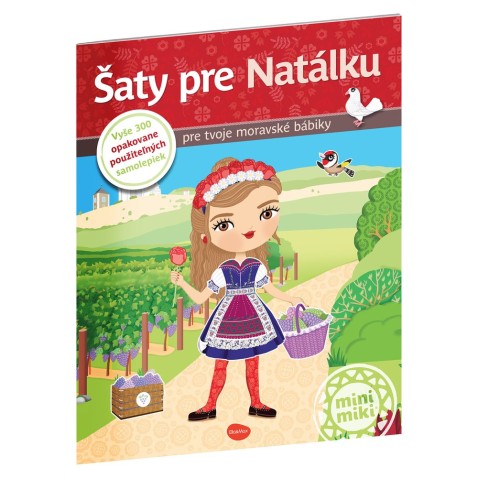 Šaty pre NATÁLKU Kniha samolepiek