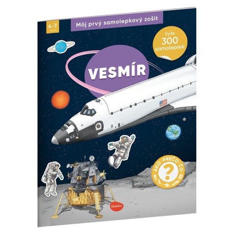 Môj prvý samolepkový zošit – VESMÍR