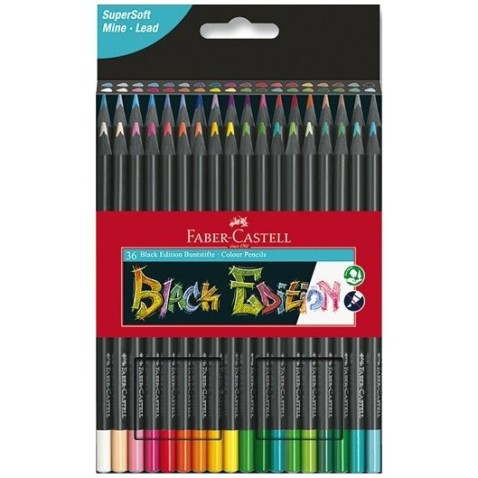 Pastelky Faber-Castell Black Edition 36 farieb