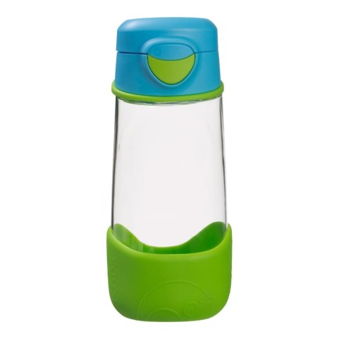 Sport fľaša na pitie 450 ml – modrá/zelená