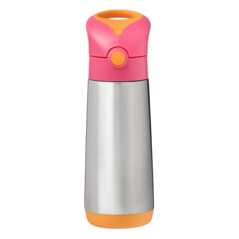Termoska na pitie sport 500 ml - ružová/oranžová