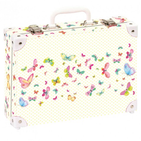 Školský kufrík Jarný motýlci