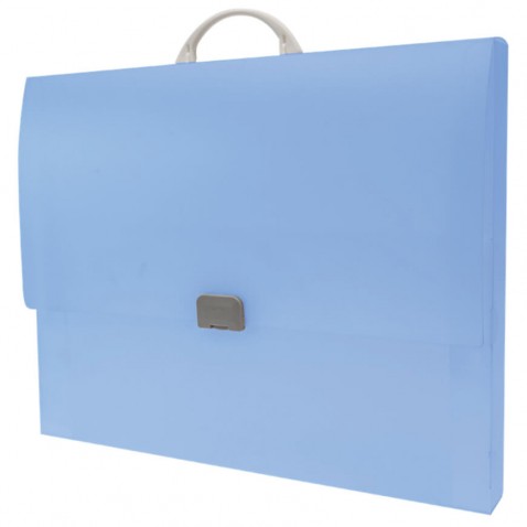 Kufrík PP so zámkom A3 Opaline Frosty modrá