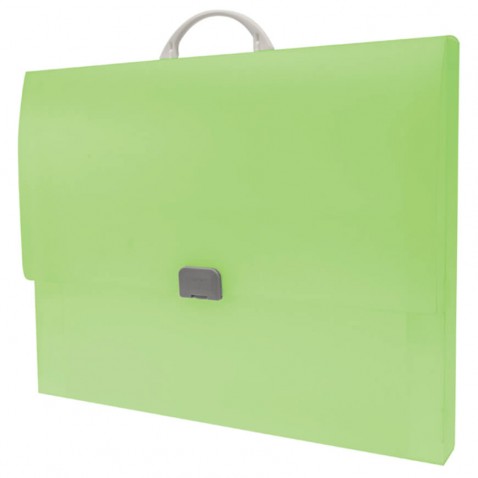 Kufrík PP so zámkom A3 Opaline Frosty zelená