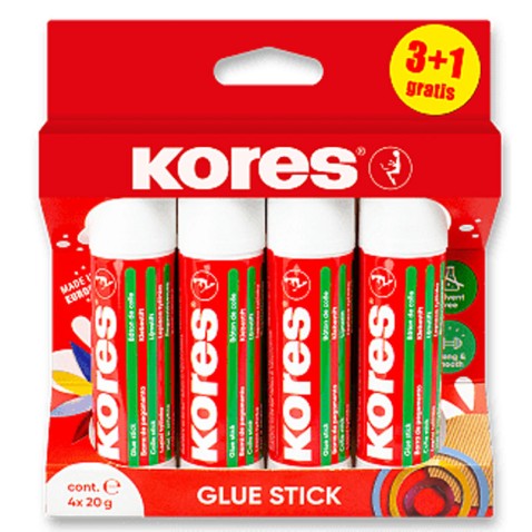 Lepiaca tyčinka Kores 20g 3+1 zadarmo