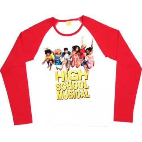 Tričko High School Musical  červeno - biele