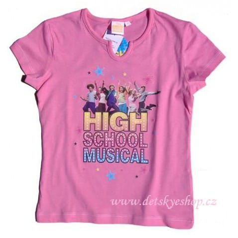Tričko High School Musical ružové