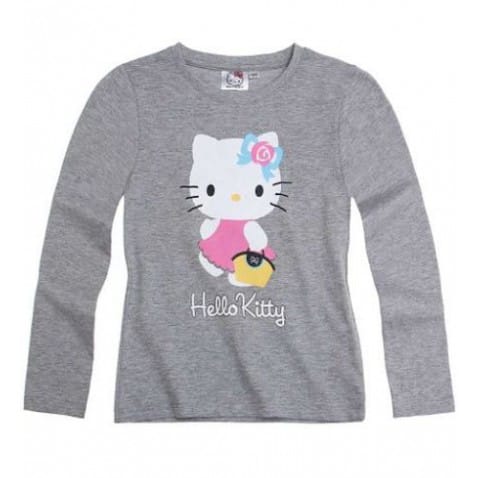Tričko Hello Kitty šedé