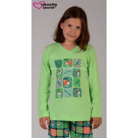 Detské pyžamo Vienetta Secret dlhé Králici