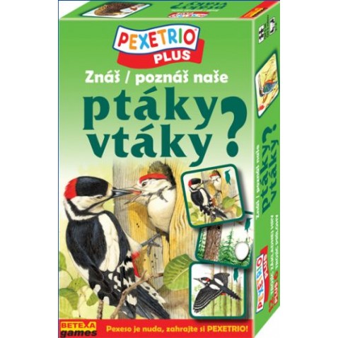 Pexetrio Poznáš naše vtáky?