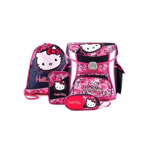 Školská aktovka (batoh) Hello Kitty 4-dielny set