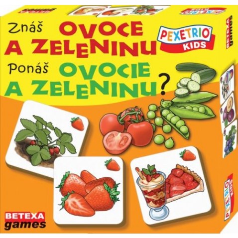 Pexetrio Kids - Poznáš ovocie a zeleninu?