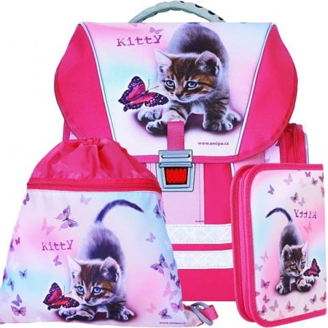 Školský batoh Emipo Kitty 3dielny set