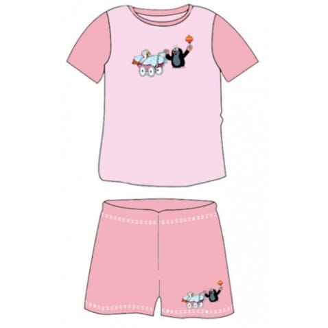 Letné pyžamo (súprava) Krtek ružové