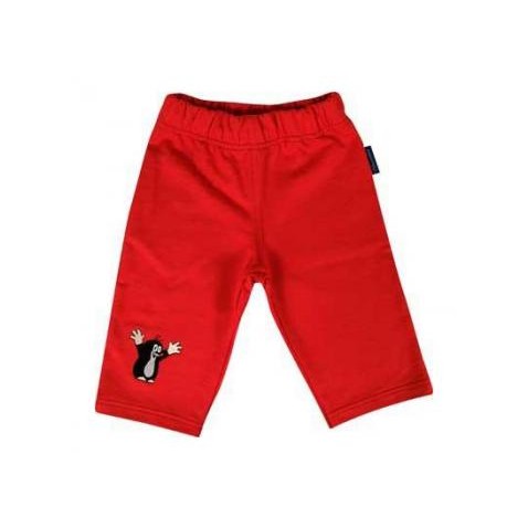 Tepláky Krtko tm. červené