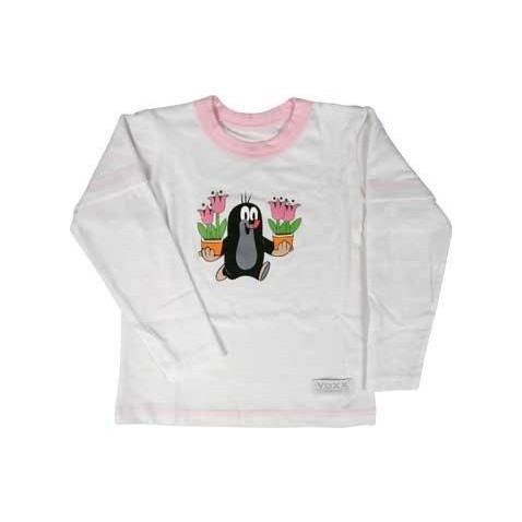 Funkčné tričko Krteček bielo-ružové