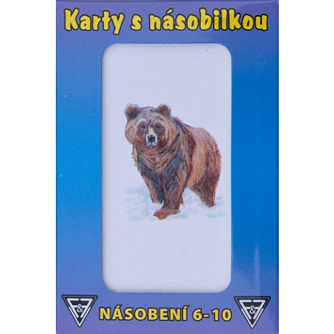 Karty s násobilkou: Násobenie 6-10