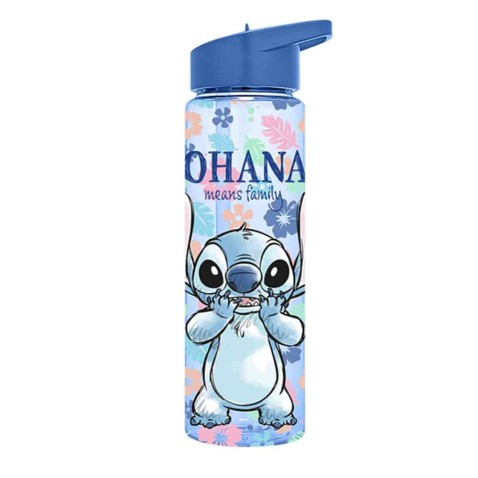 Fľaša na pitie so slamkou Stitch