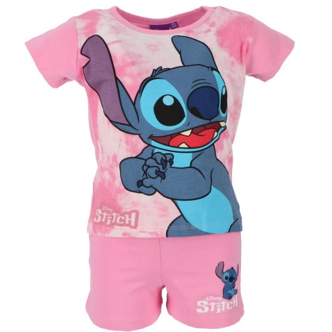 Dievčenské pyžamo Lilo & Stitch ružová