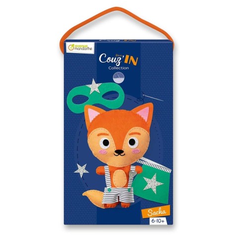 Kreatívna sada detského šitia Avenue Mandarine - líška Sacha